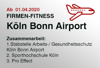 Firmenfitness Köln Bonn Airport